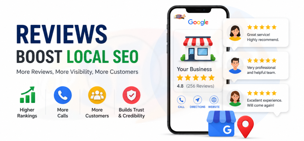 Reviews Boost Local SEO